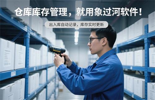 用象过河仓库出入库统计软件后，仓管工作时间缩短40%